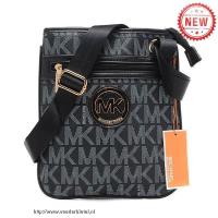 michael kors logo signature groot zwart crossbody zakken Tasje Online Kopen 8liss746